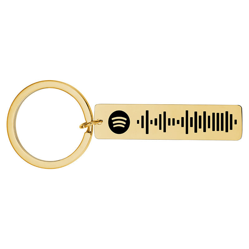 Skanto | Music Code Plaque Nøkkelring