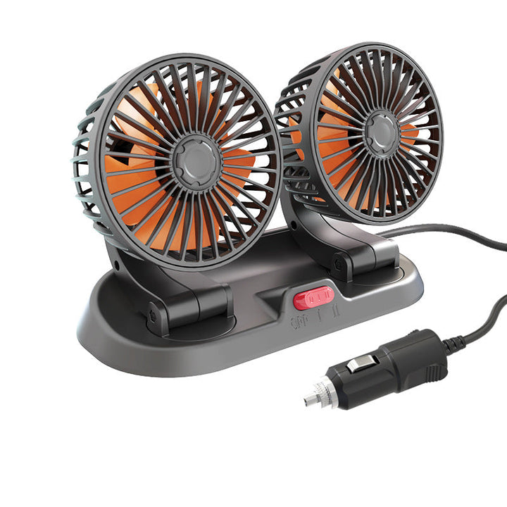 Gluschwein - Doppelkopf-Auto-Kühlung Luftumwälzung Fan