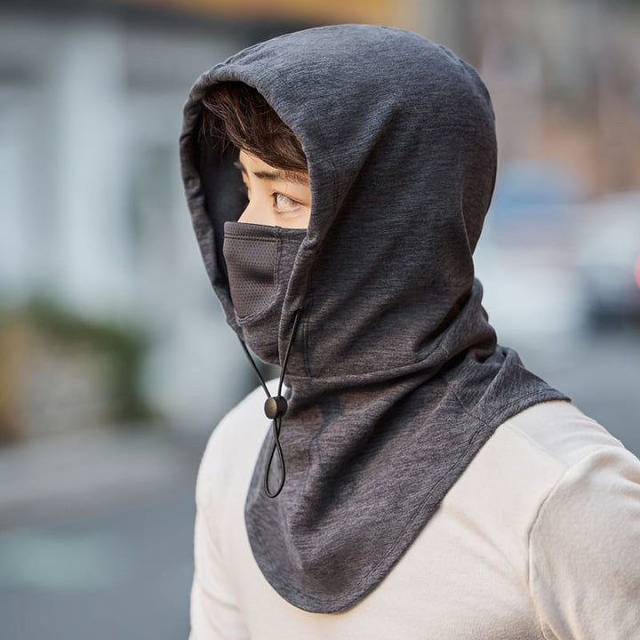 Hettefjes maske med halsvarmer for sykling | Skanto