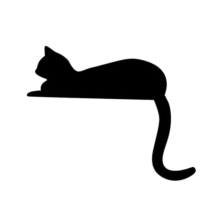 Skanto | Svart katt dør hjørneskilt dekorasjon