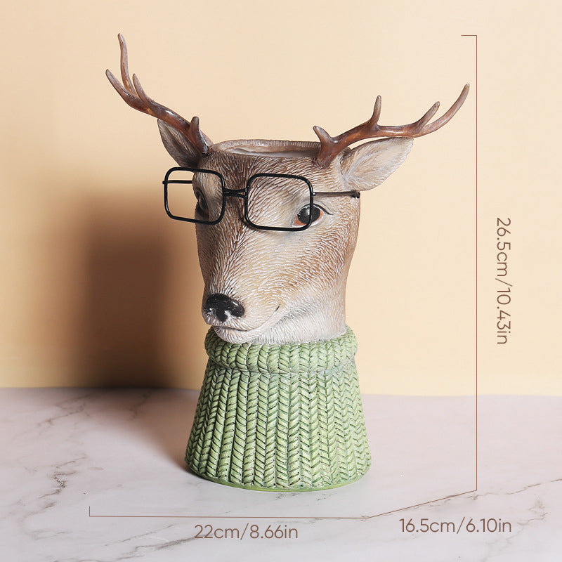 Resin Animal Flower Pot | Skanto