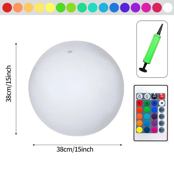 Skanto | LED Lykt 16 Farger Glødende Strandball