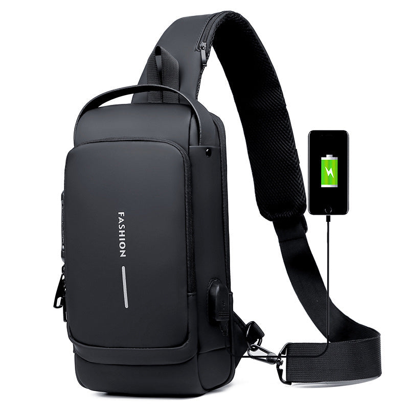 Skanto | USB-lading Sport Sling Tyverisikker Skulderveske