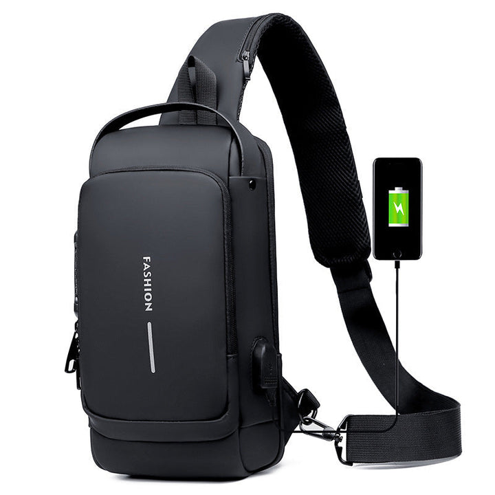 Skanto | USB-lading Sport Sling Tyverisikker Skulderveske