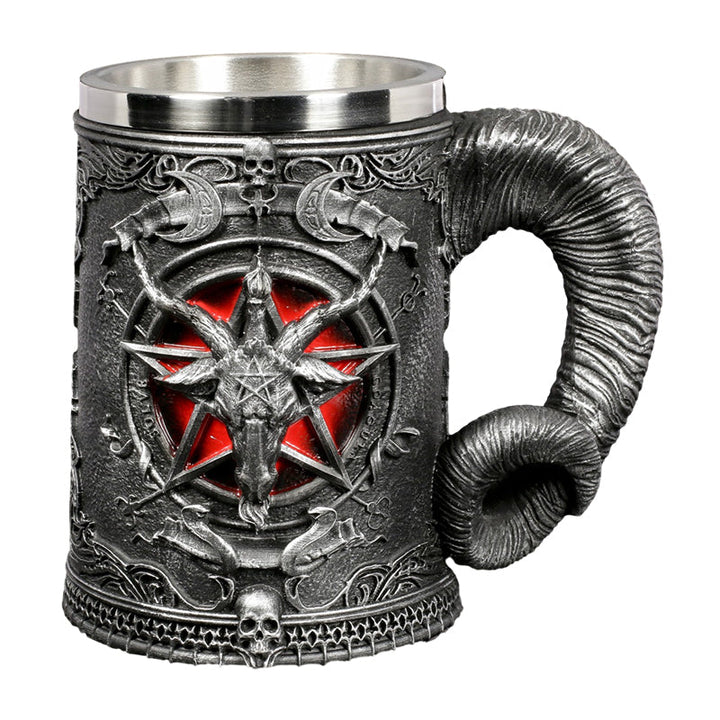 Kreativ rustfritt stål middelalder krus tankard for øl kaffe | Skanto