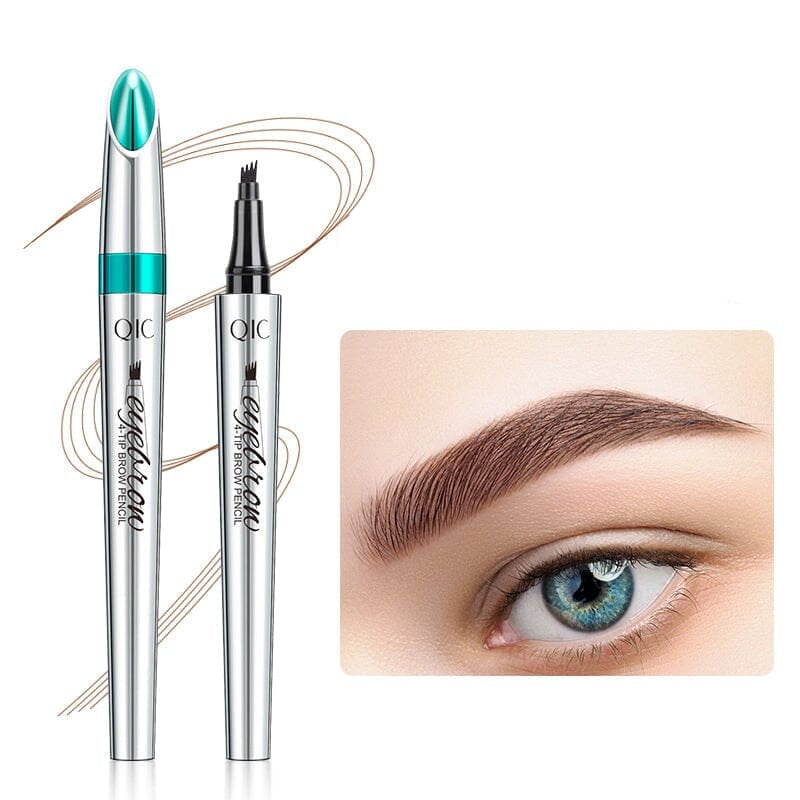 Skanto | Vanntett 3D Microblading Øyenbrynspenne med 4 Gaffeltips