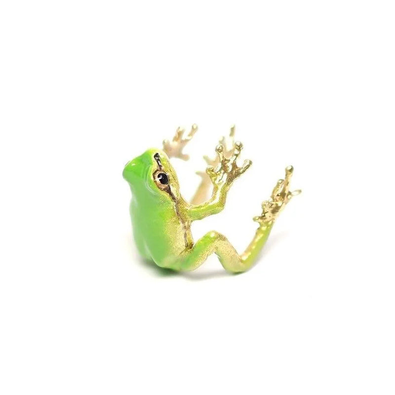 Skanto | Nyeste-tree Frog Ring Øredobber