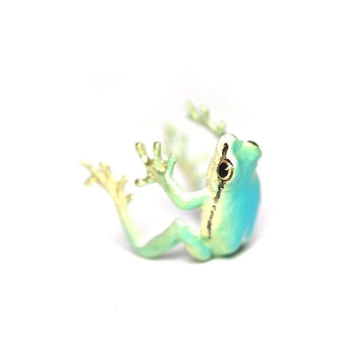 Skanto | Latest-tree Frog Ring & Earrings