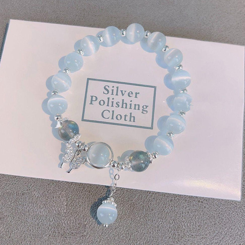 Skanto | Kattøy Crystal Sommerfugl Armbånd