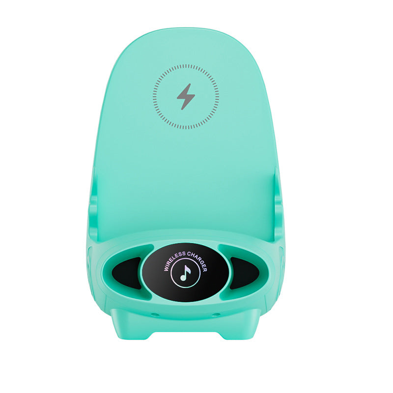 Skanto | FlexCharge Stol – Trådløs Hurtiglader & Telefonholder i Stolform