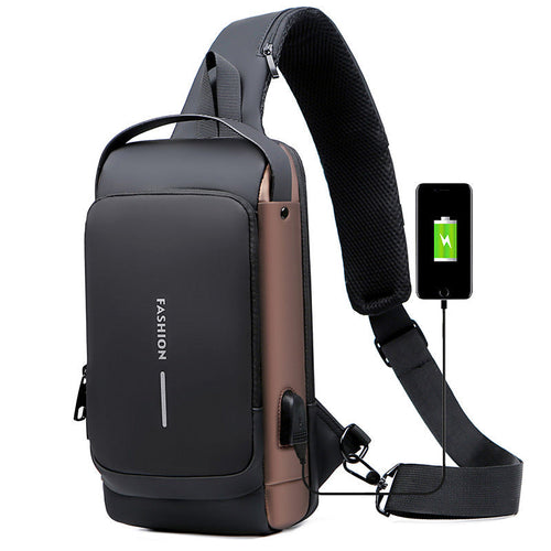 Skanto | USB-lading Sport Sling Tyverisikker Skulderveske