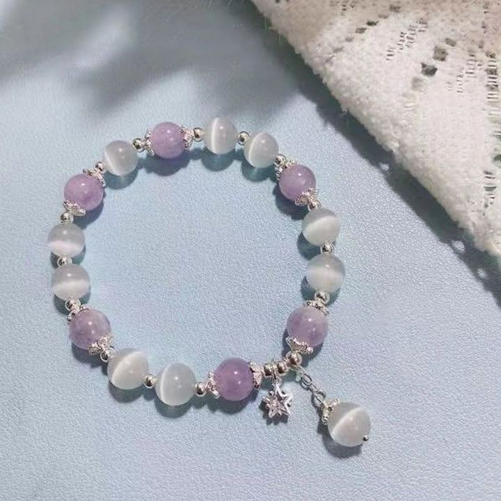 Skanto | Imitert Kattøyekrystall Sommerfugl Armbånd