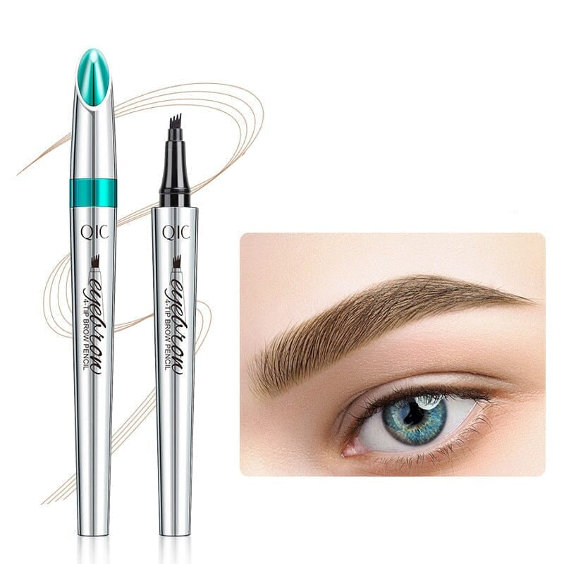 Skanto | Vanntett 3D Microblading Øyenbrynspenne med 4 Gaffeltips