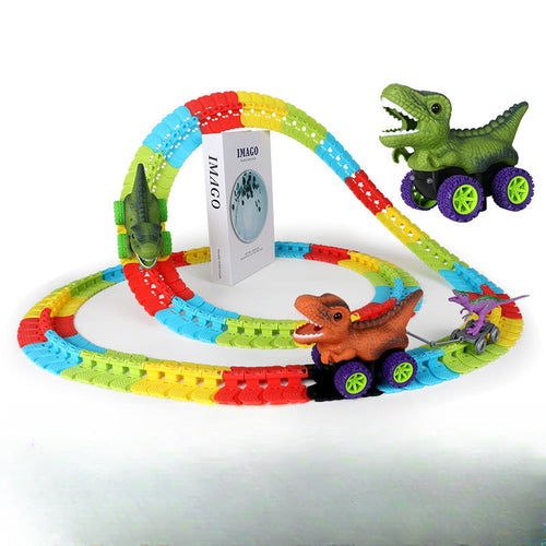 Skanto | Berg- og dalbane dinosaurbanebil
