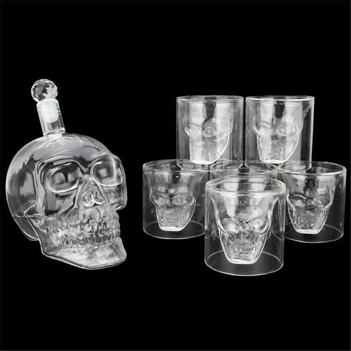 Skanto | Hodeskalle glasssett karaffel og glass
