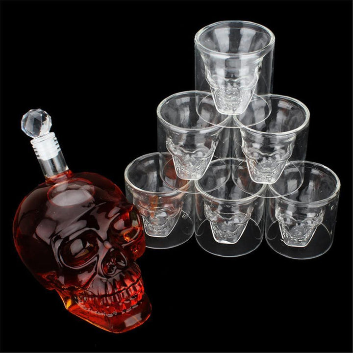 Skanto | Hodeskalle glasssett karaffel og glass