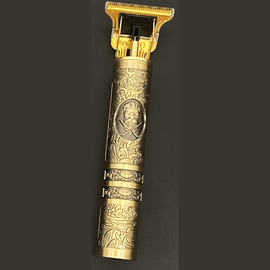 Skanto | Skulltrim – Vintage Oppladbar Skjeggtrimmer for Presise Resultater