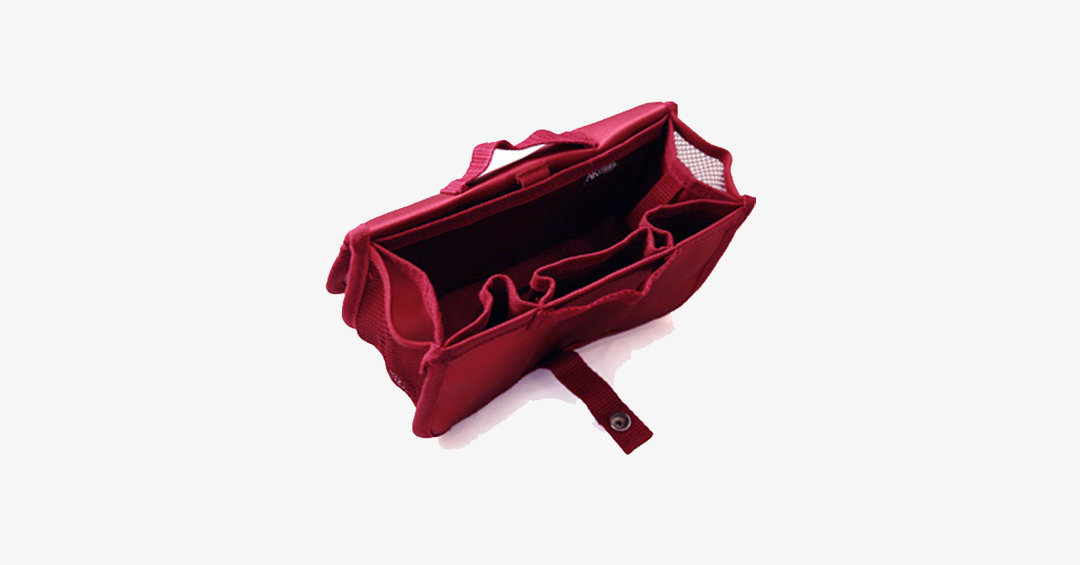 Skanto | Slim Bag-in-Bag - Laget av bomull og polyester - Bærbar og liten størrelse - Flere glidelåslommer - Passer i kofferten din - Fargevariasjoner