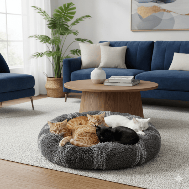 Skanto | SLUMBERPAWS SENG – Beroligende Hundeseng for Dyp, Hvilefull Søvn