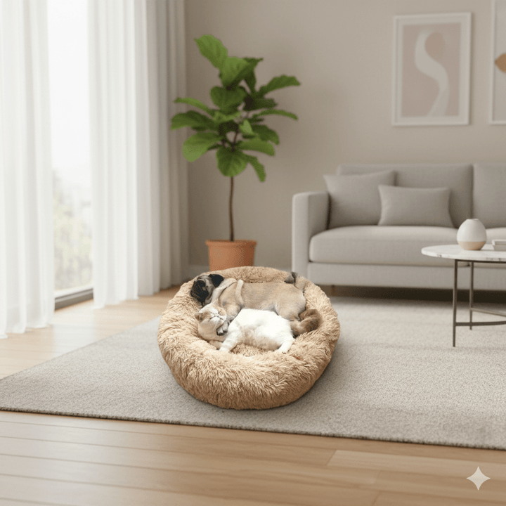 Skanto | SLUMBERPAWS SENG – Beroligende Hundeseng for Dyp, Hvilefull Søvn