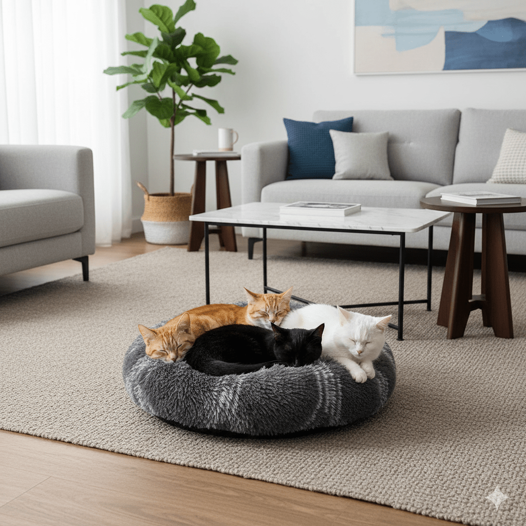 Skanto | SLUMBERPAWS SENG – Beroligende Hundeseng for Dyp, Hvilefull Søvn