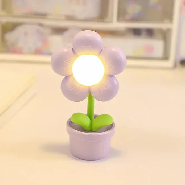 Skanto | Liten Blomster Avslappende Bordlampe - BlossomGlow