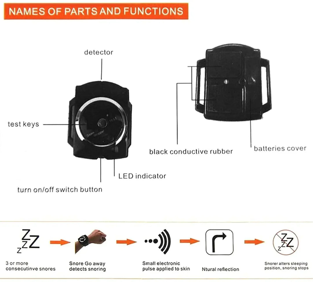 Skanto | Smart Anti-Snoring Wristband – SnoreFree
