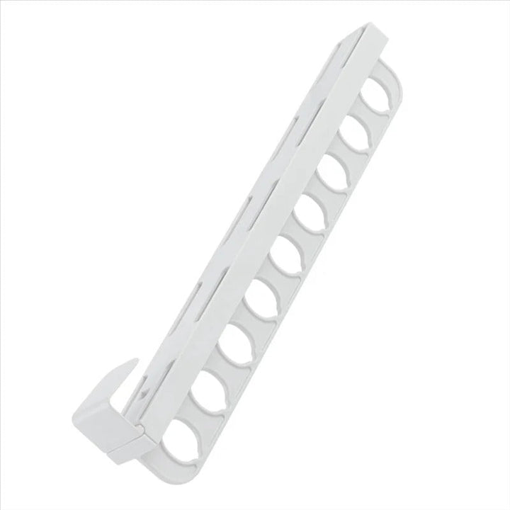 Skanto | SmartGlide Utrekksstativ – Plassbesparende Klessorganisator for Bukser, Skjerf, Slips – Lett Glidende System – Stilrent og Moderne Design