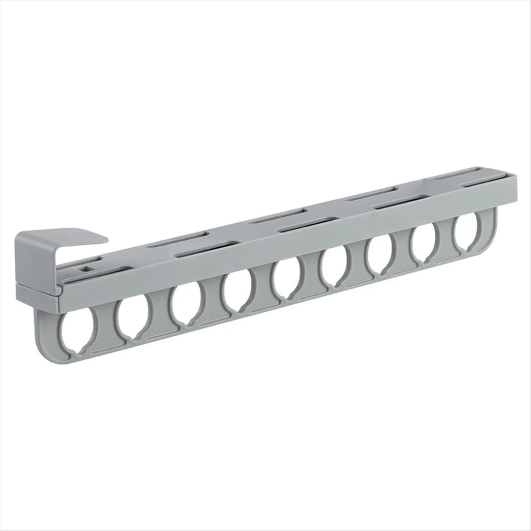 Skanto | SmartGlide Utrekksstativ – Plassbesparende Klessorganisator for Bukser, Skjerf, Slips – Lett Glidende System – Stilrent og Moderne Design
