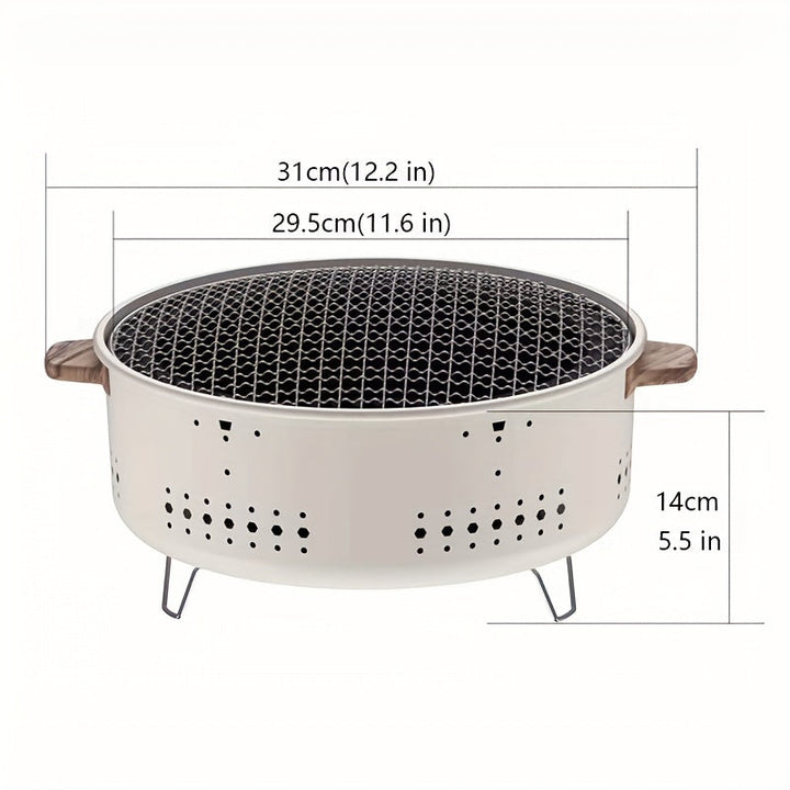 Skanto | Røykfri Bærbar Elektrisk Grill - SmokeLessGrill