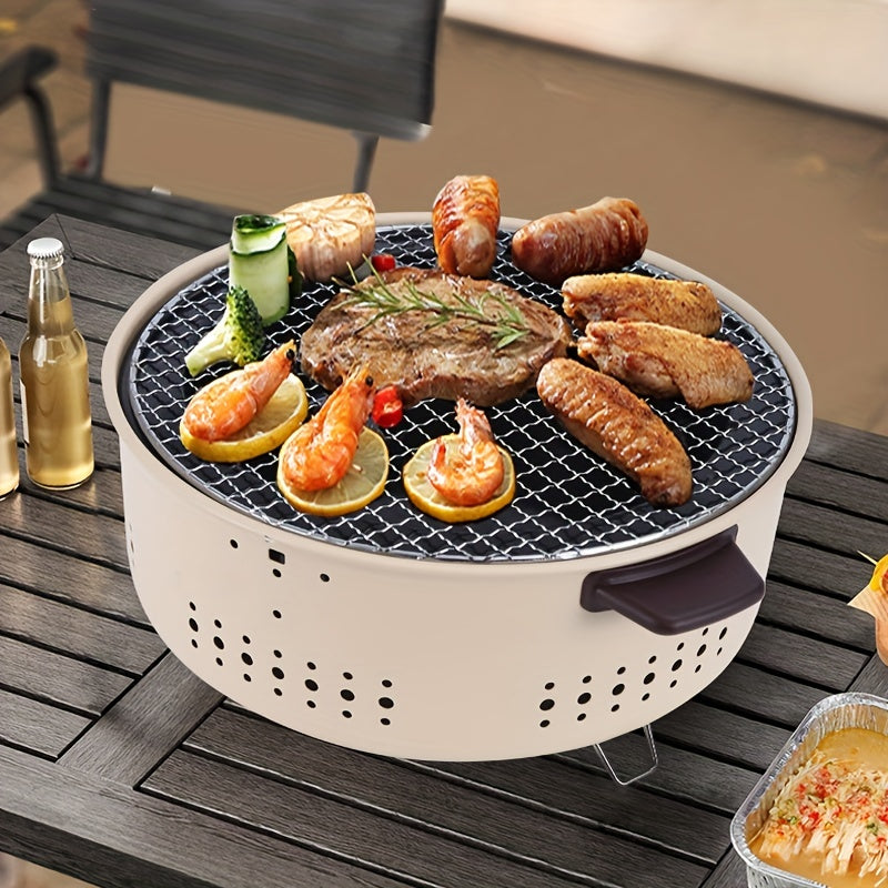 Skanto | Røykfri Bærbar Elektrisk Grill - SmokeLessGrill