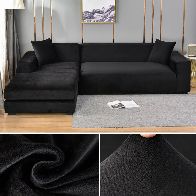 Skanto | Sofa Deksel Fløyel Stretch Vaskbar Beskytter