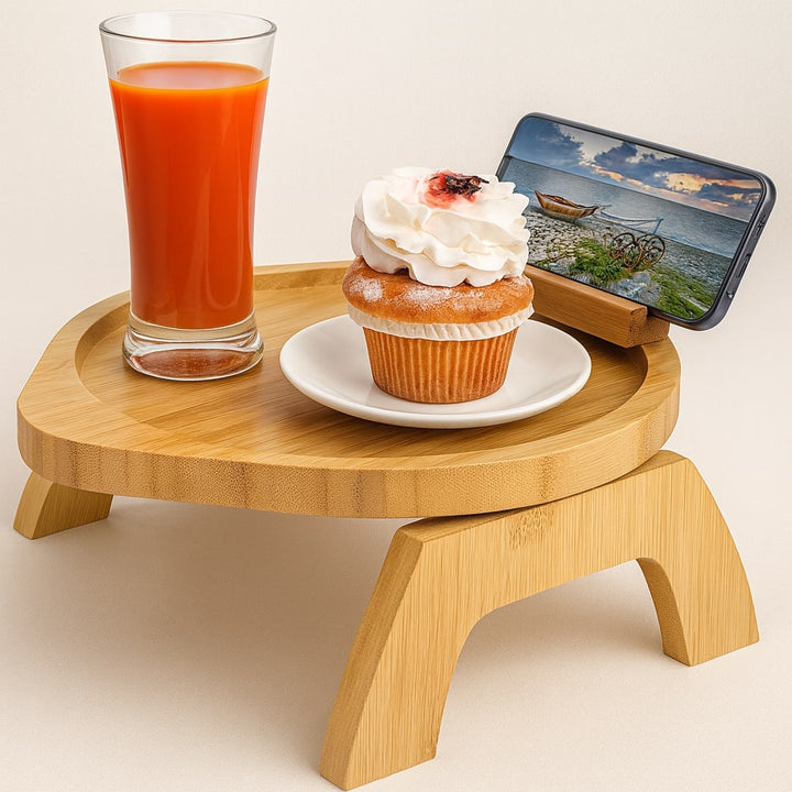 SofaNest Armlekkebord Tre Sofa Sidebord Med Telefonholder | Skanto