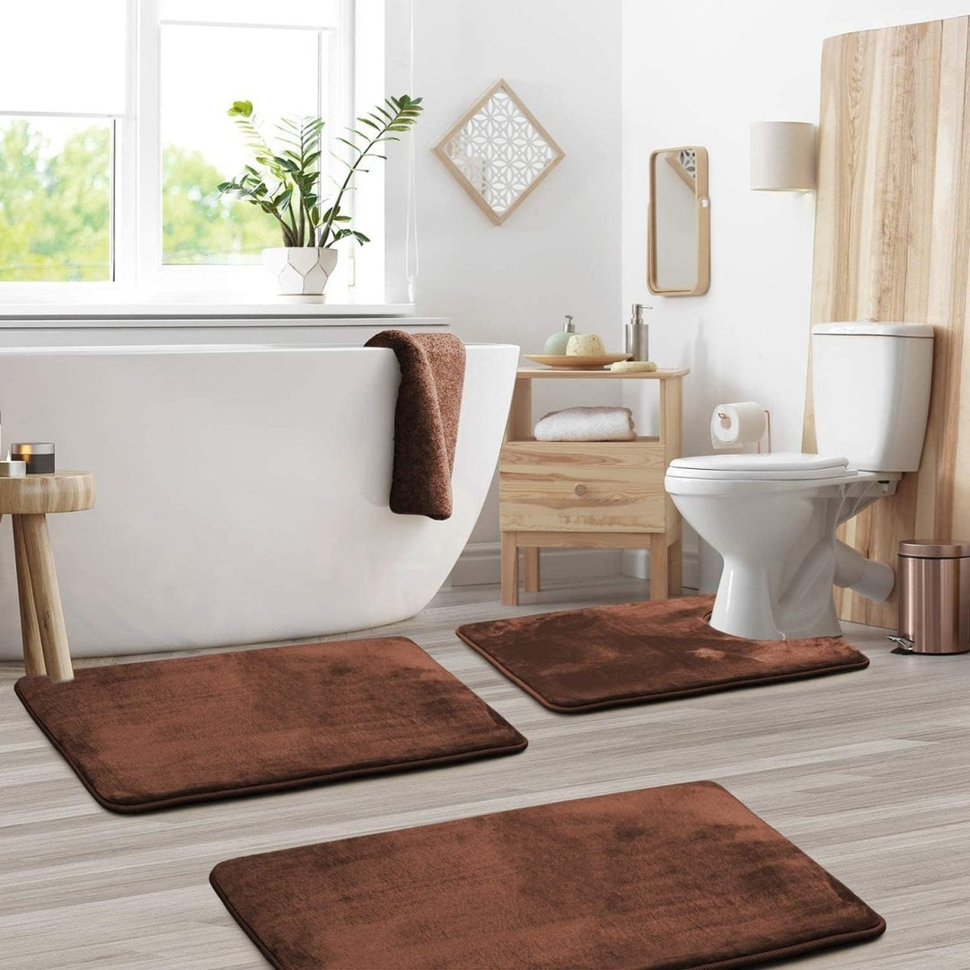 SoftStep Luxe – 3-teiliges Set Badematten aus Memory-Schaum