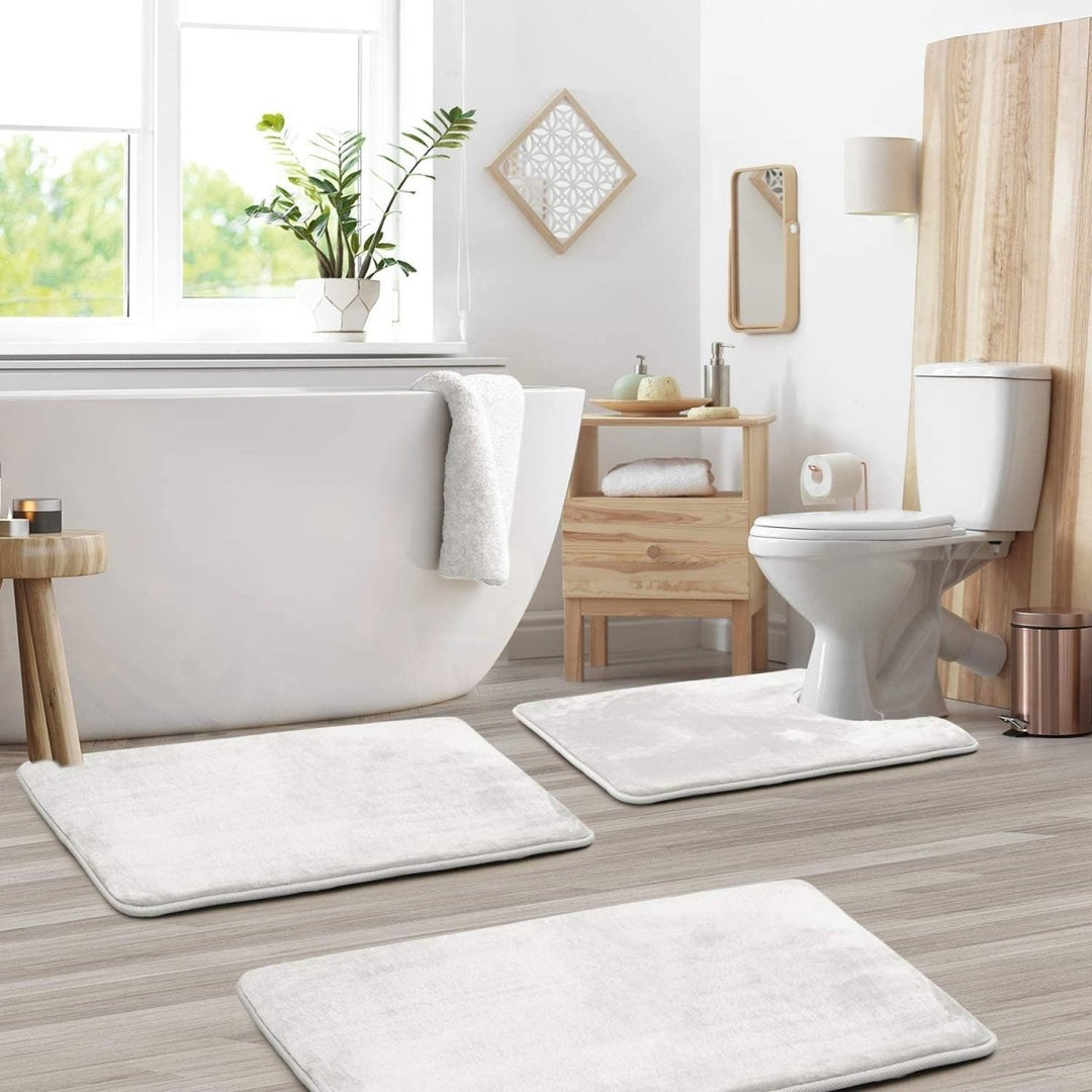 SoftStep Luxe – 3-teiliges Set Badematten aus Memory-Schaum