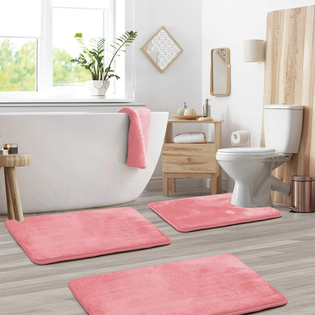 SoftStep Luxe – 3-teiliges Set Badematten aus Memory-Schaum