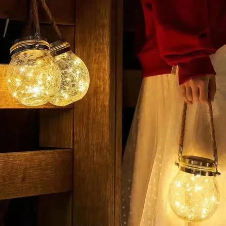 Solar Glass Globe Lantern Skanto