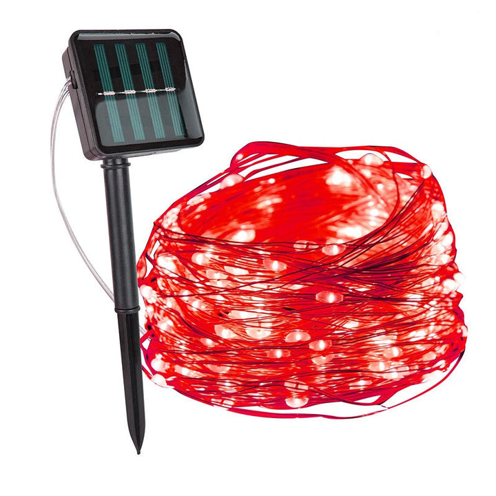 Solarbetriebene Lichterketten für den Außenbereich