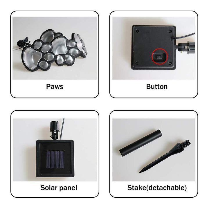 Skanto | Paw Print Hage Lys