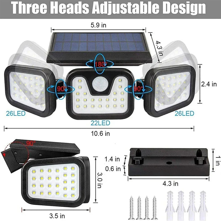 Frendorf | Solenergidrevet Vegglampe - EcoBright
