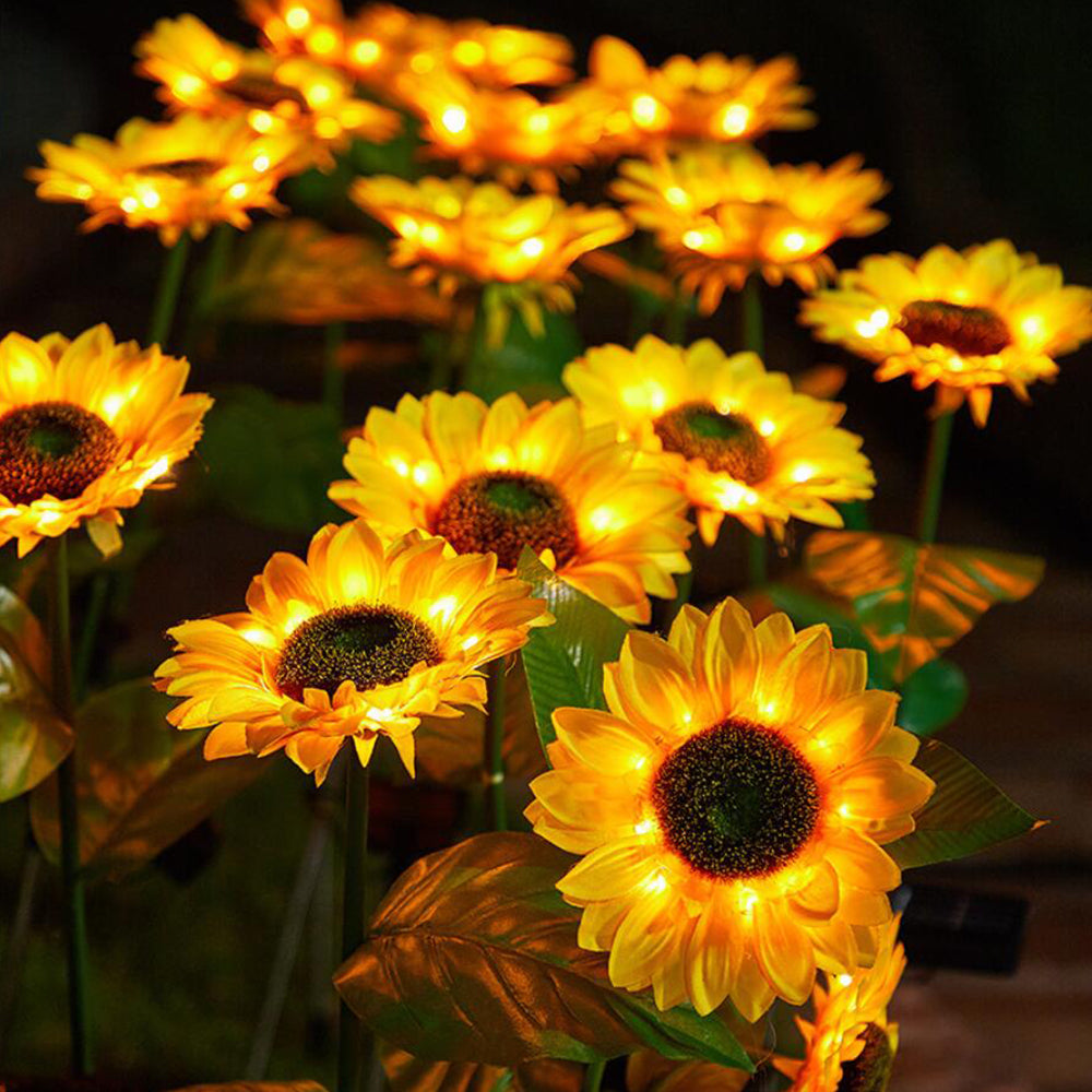Solar-Solblomst-Hage-Lampe 80 cm | Skanto