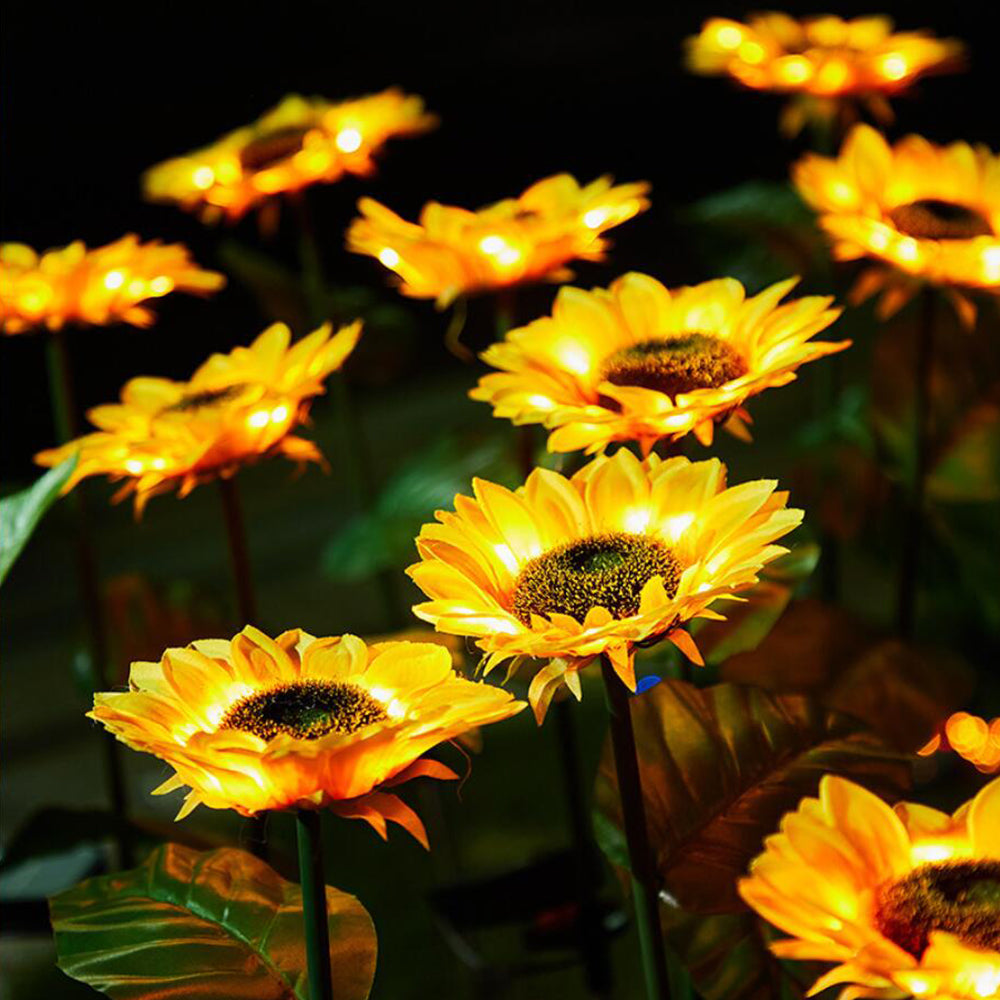 Solar-Solblomst-Hage-Lampe 80 cm | Skanto