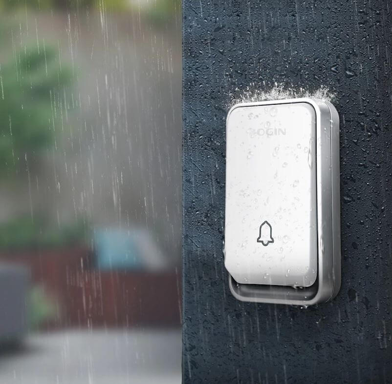 Skanto | Trådløs Smart Dørklokke – Batterifri, Vanntett & Energisparende Utendørs Dørklokke