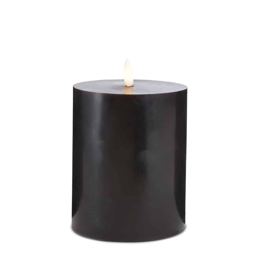 LED lysestake (1 stk) med realistisk 3D flamme 10 x 15 cm | Skanto