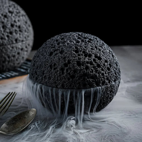 Spesiell Lava Stein Planet Sashimi Sjømat Tørris Serveringsfat | Skanto