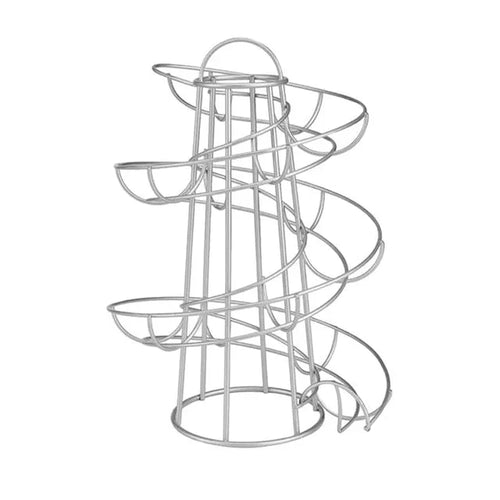Spiral Egg Rack Egg Stand Multi-funksjonell Metall Spiral Egg Kurv | Skanto