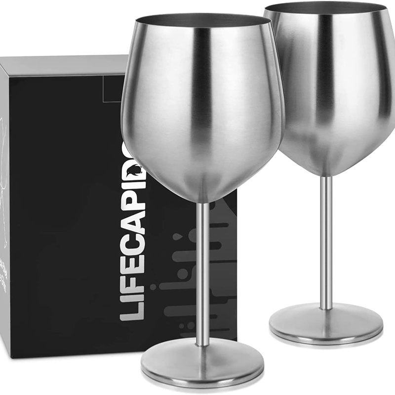 Skanto | 500ml Rustfritt Stål Vin Glass