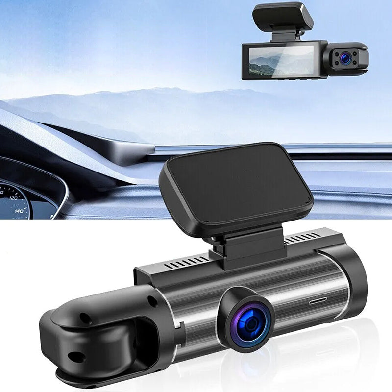Skanto | 🚗📹Bilkamera med 170° vidvinkel og 1080p dobbeltobjektiv