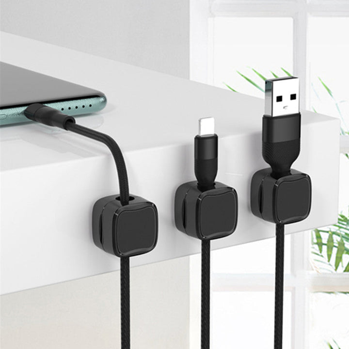 Skanto | Magnetisk kabelklemmeholder - sett med 6 stk.