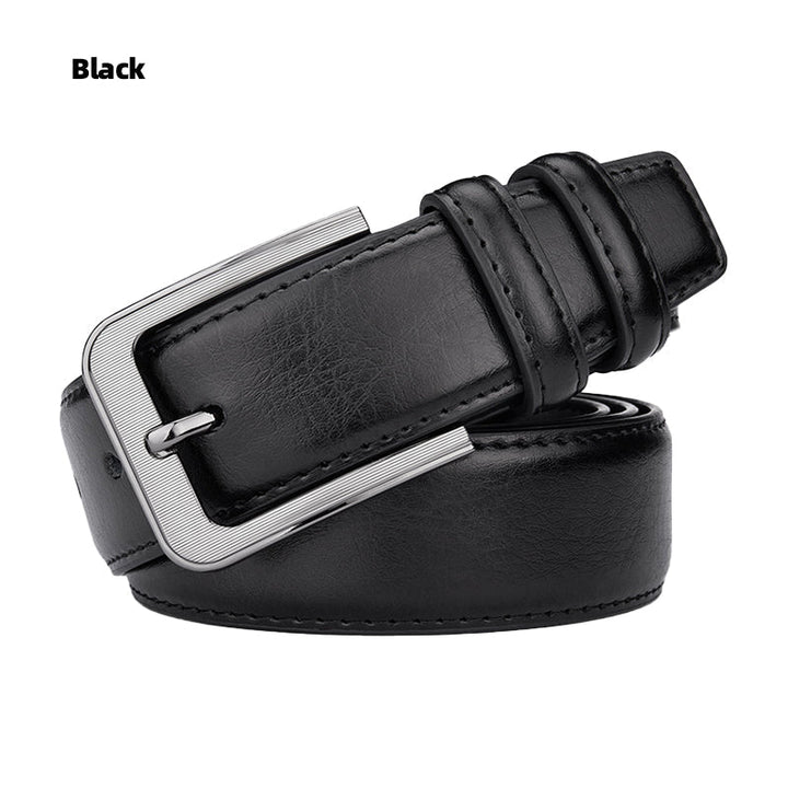 Skanto | Holdbar Vintage Motemessing Pin Spenne PU Belte
